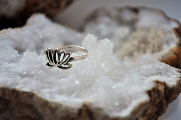 Lotus Ring Sterling Silver