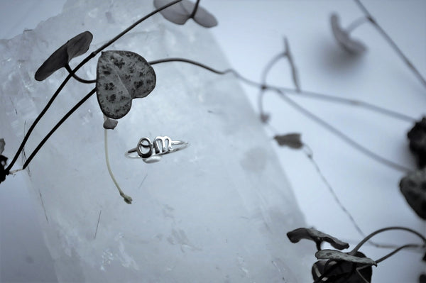 Om Ring Sterling Silver