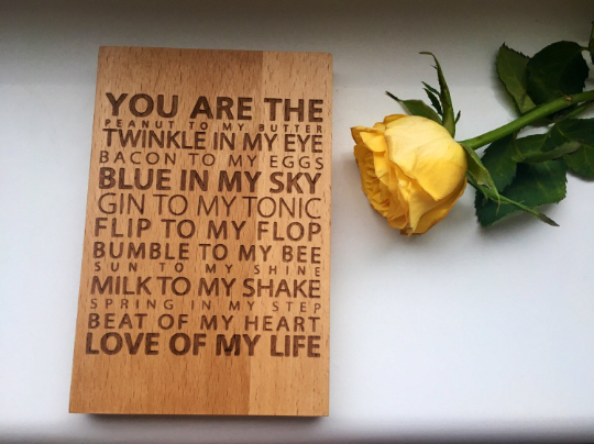 You Are The Flip to my Flop; Love of my Life Wooden Sign Wall Art