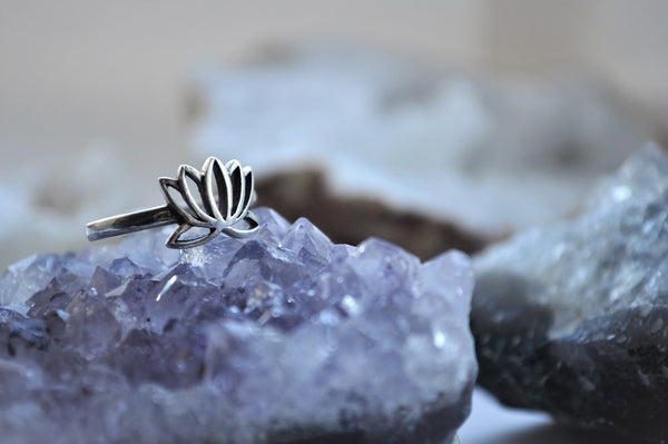 Lotus Ring Sterling Silver
