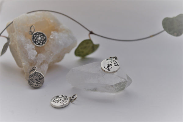 Ahimsa pendant Reversible Lotus